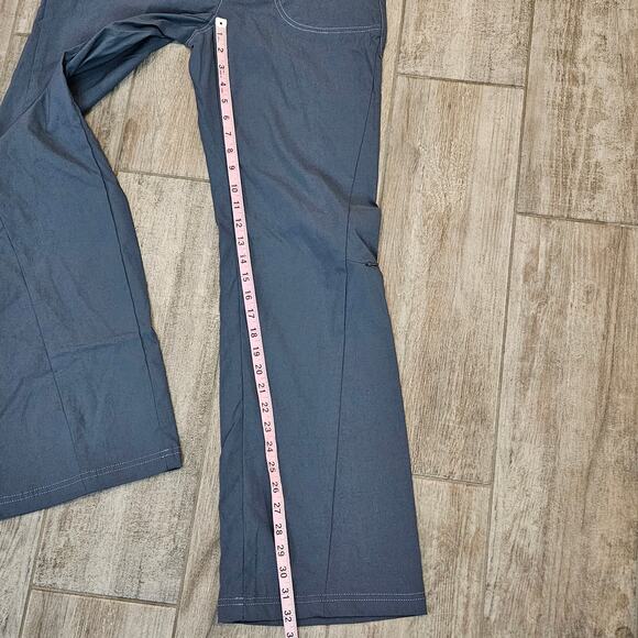 Athleta The Dipper Cargo Pants Womens Size 10 Gray Low Rise Vintage Y2K Utility - Picture 4 of 12